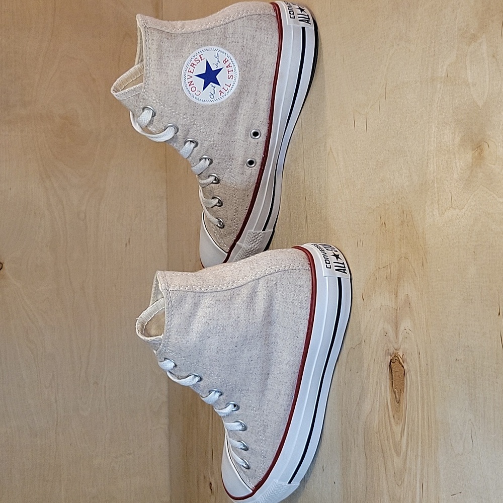 Converse Chuck Taylor All Star Womens High Top Size 8 Sneakers - Picture 6 of 10